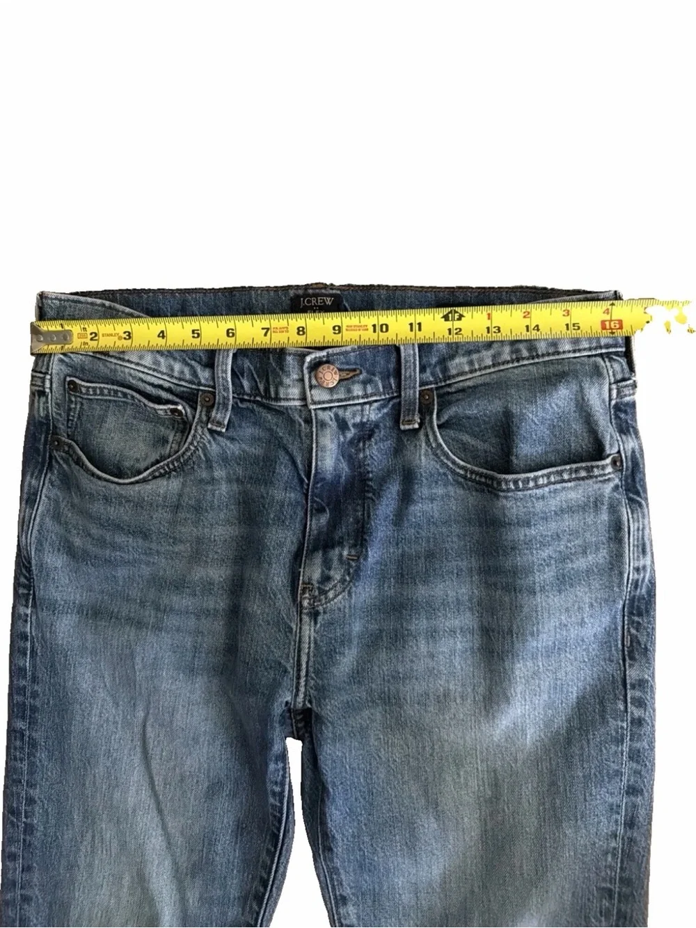 J.Crew Men’s Size W32-L32 Flex Slim Fit Jeans. Medium indigo wash. Great Cond.